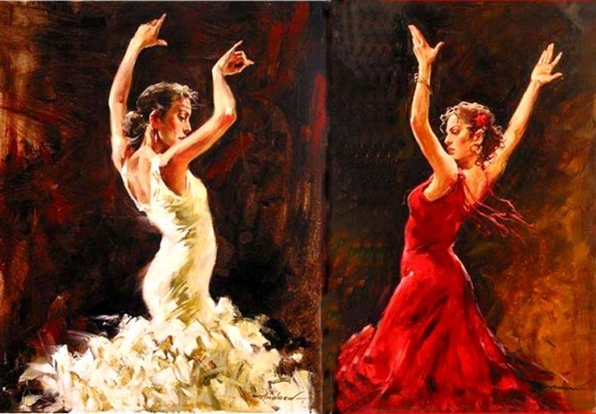 布良斯克!俄罗斯艺术家安德鲁阿特罗申科拉丁风情画