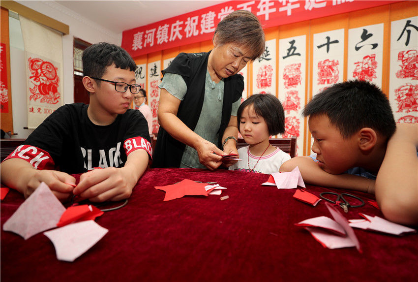 文化站|安徽全椒：暑期开心学非遗