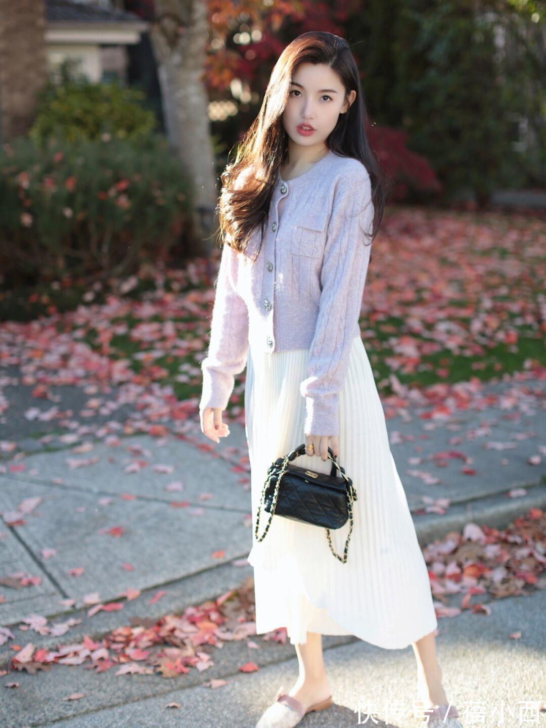 开衫 Chic!高级!秋冬还是穿毛衣最温柔,搭配半身裙、裤子打造好气质