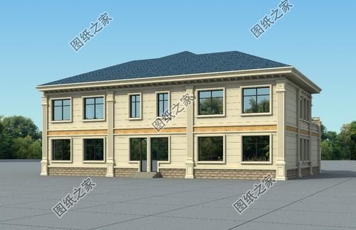 展示|农村两户连体二层别墅，省钱又省力，两家人齐聚一堂