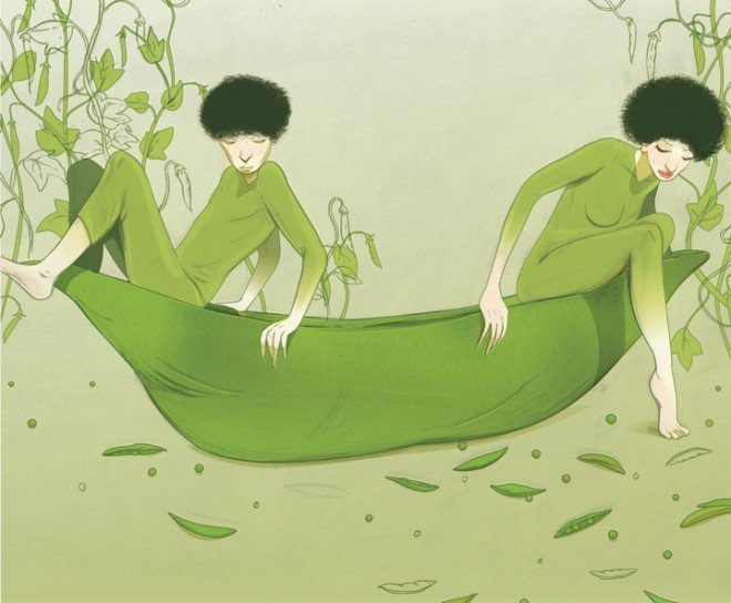 纽约视觉艺术学院#著名插画师马科斯的作品,好迷人!