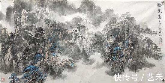 山水画#潋华清辉 墨色成画——著名山水画家徐祥作品赏析