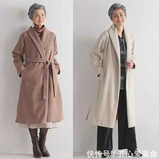 米色|60岁阿姨比三木妈妈还时髦，无龄感穿搭减龄又洋气，值得借鉴
