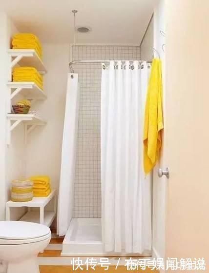 浴帘|越来越多人卫生间不做淋浴房，现在流行这样做这种设计不占空间