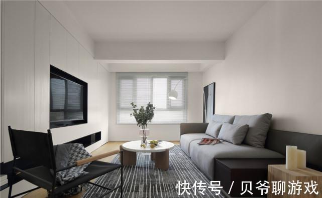 空间|120平粗看之下整个空间以白色为主,但细看起来其实层次分明