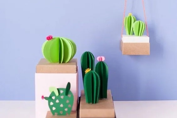 真正的懒人盆栽,不用任何管理也能花开常在!DIY纸艺手工附教程