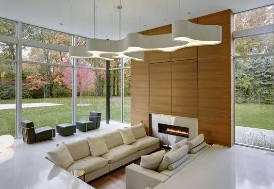 下沉式|等我有了大新房,客厅也要设计下沉式,拿豪宅都不换!