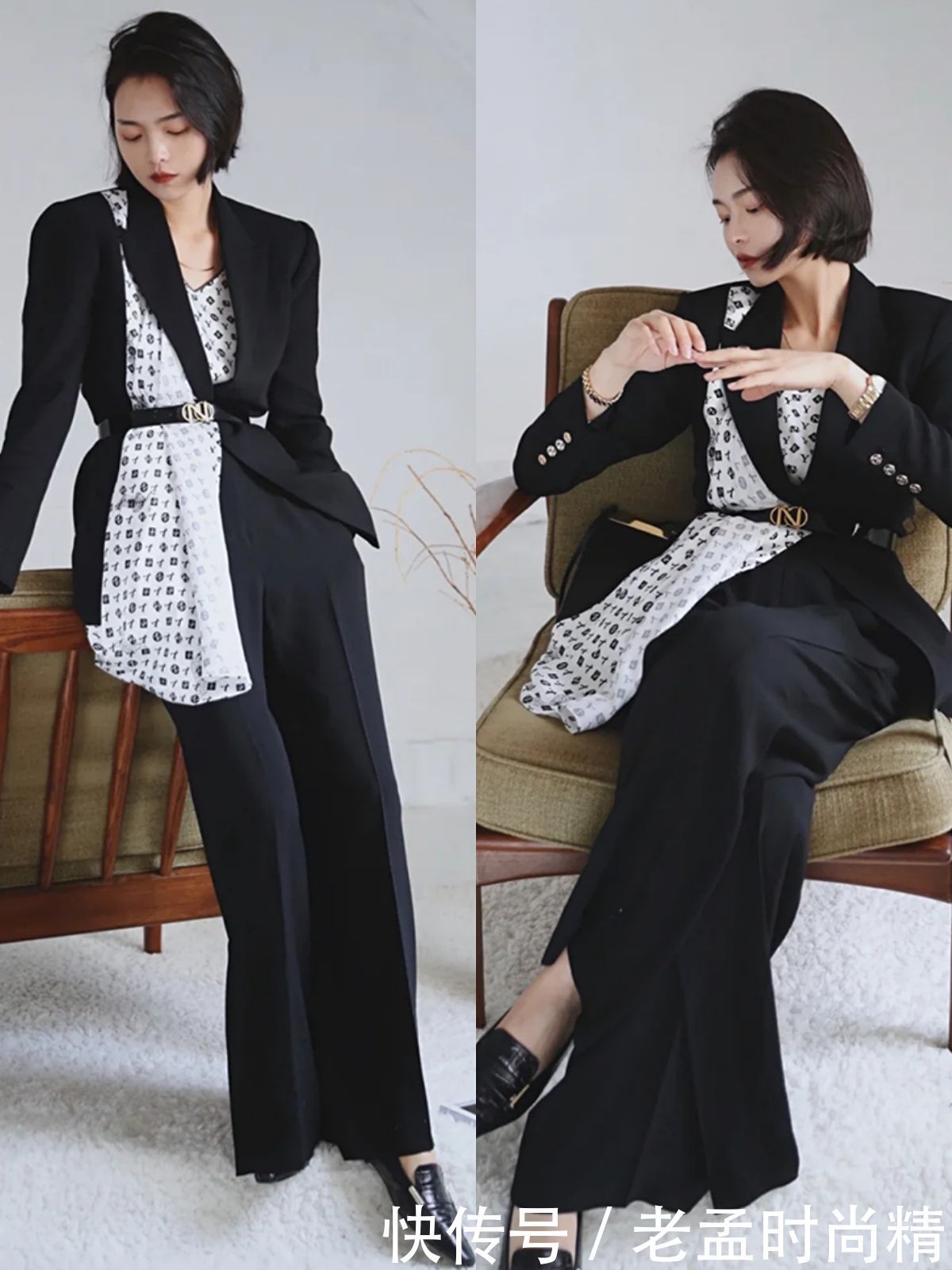 春季穿衣会配色才高级, 这位时髦精的配色方案, 优雅时尚信手拈来