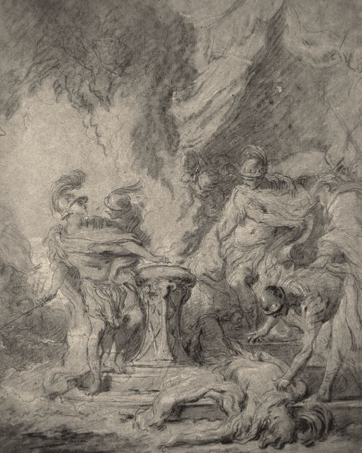 布歇@欧洲艺术家洛可可派代表弗朗索瓦·布歇素描作品欣赏