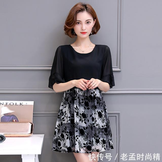 印花连衣裙 适合29~37女士的8款裙装,修身减龄样样行