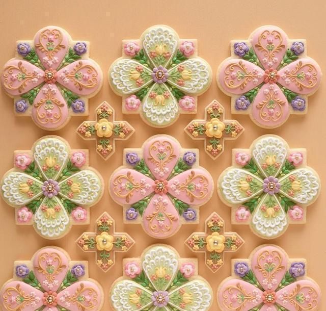 做出|一双巧手,做出童话般的翻糖饼干,看完你会舍不得吃网友称太美
