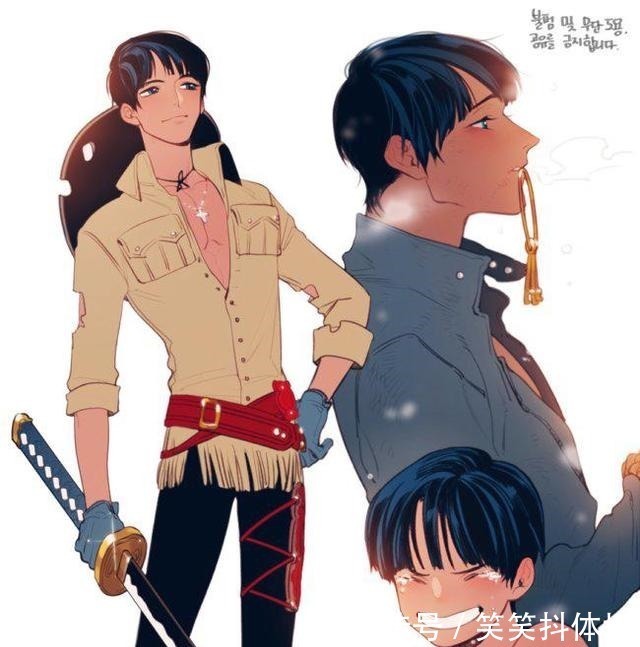罗宾|性转之后的《海贼王》女神,娜美是阳光帅哥,女帝变成短发美男!