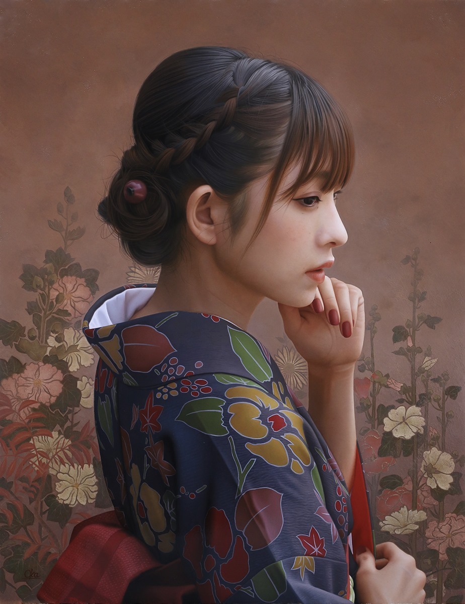 超写实绘画#日本超写实绘画第一人,80后艺术家冈冈康夫的最新作品