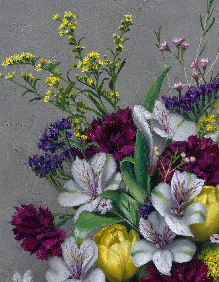 花卉|这位美国女艺术家笔下的花卉,魅力色彩,栩栩如生!