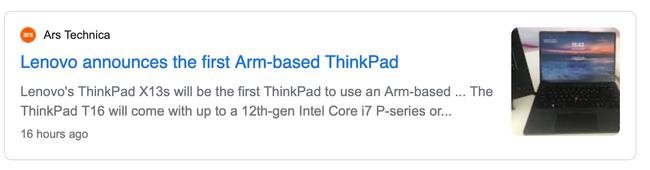 thinkp消息称联想将推首款 Arm 芯片 ThinkPad 笔记本
