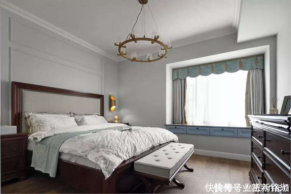 大房型想设计美式轻奢风格，187平的大平层这样设计，优雅高品质