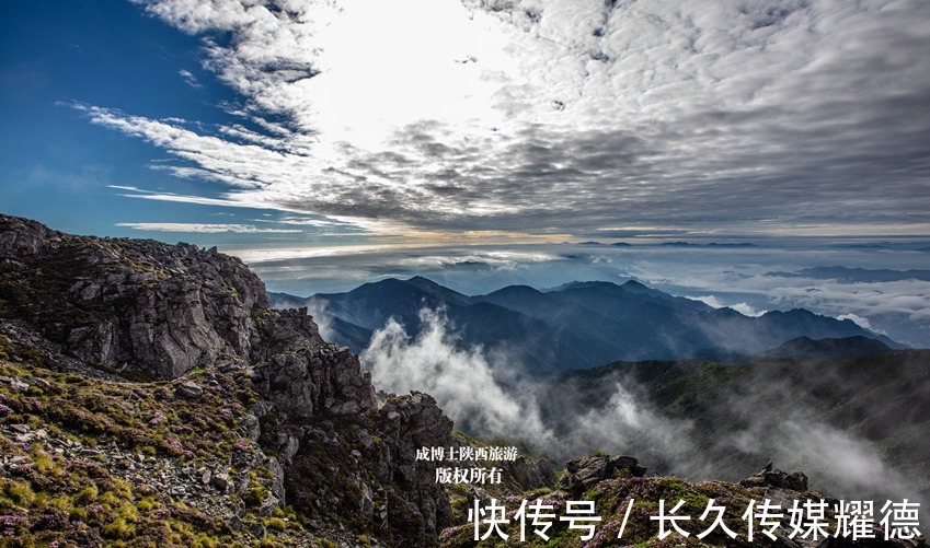 日出|雨中登太白山，见识到最美的秦岭风光：日落、日出、云海