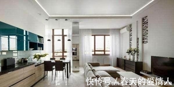客厅|老公亲自改装房子,把电视背景墙做到阳台,客厅看上去大了两倍