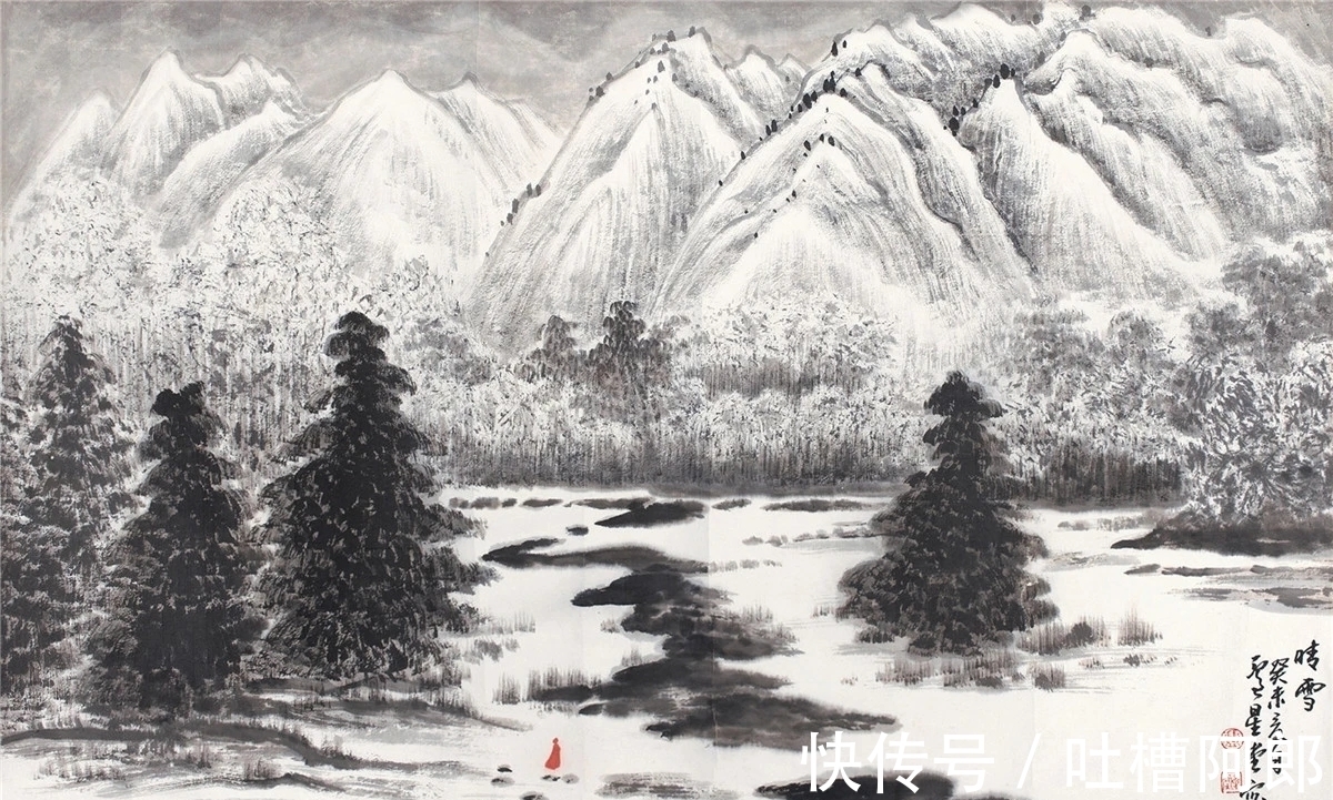 雪景&江苏省国画院｜卢星堂雪景山水画，雅而不俗！