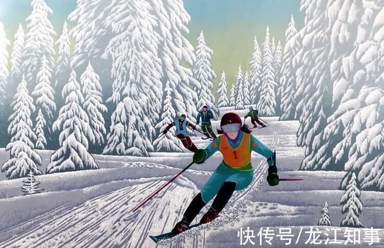 冰雪&快来看！黑龙江省70余幅冰雪题材书画作品 冬奥气氛“拉满”