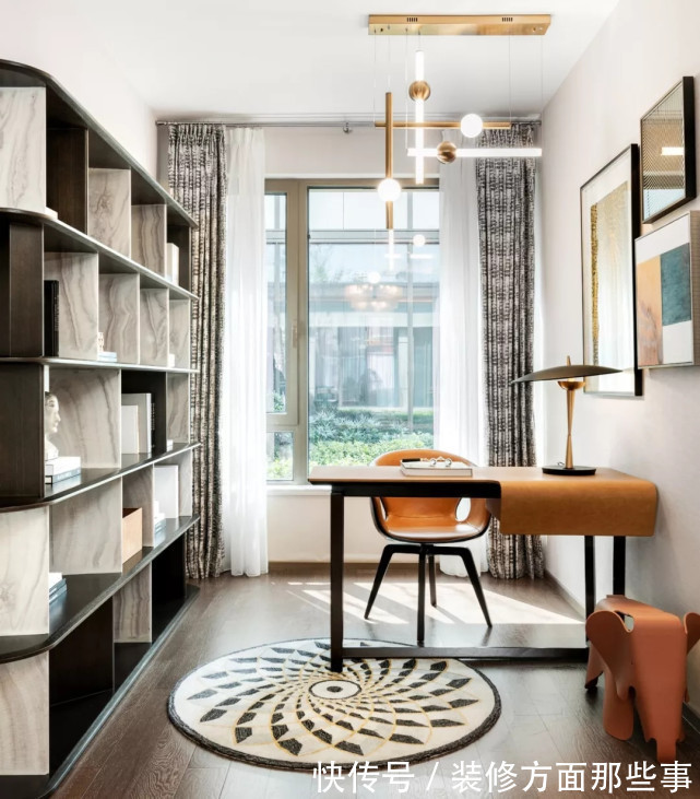 流水坡|140平简约风格三居室最爱室外花园，在竹藤椅上享受阳光