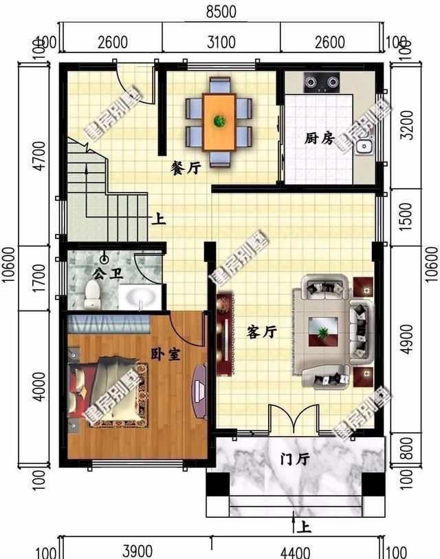 平面图|30万盖一栋小别墅在老家,这两个户型真不错,漂亮又大气