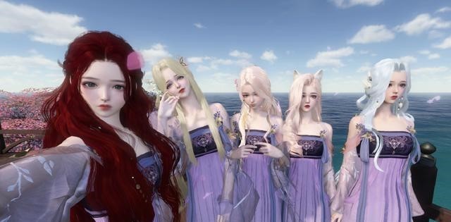 显得|网游最奇葩师父?为了拍照显得人多热闹,竟一连收了十几位女徒弟