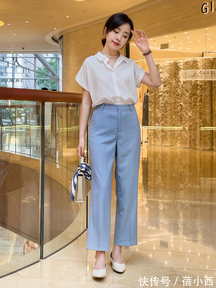 白衬衫|时髦!高级!简约!早秋“白衬衫”一衣多穿搭配,我都帮你选好了