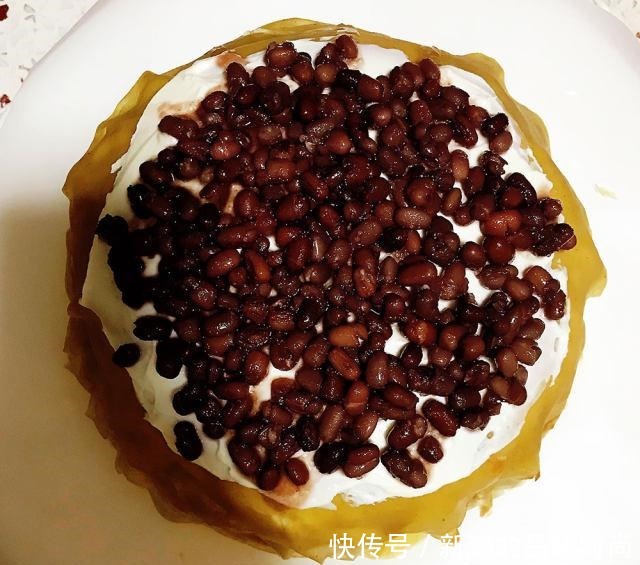 抹茶蜜豆千层蛋糕,吃一口便爱上