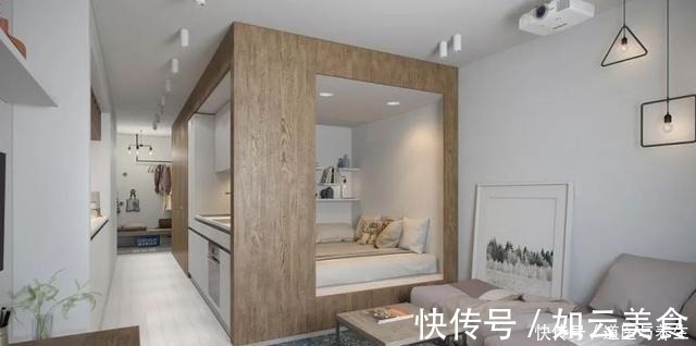 户型|女孩独居29㎡小户型，一平米都不敢浪费，卧室仅有一张床大小！