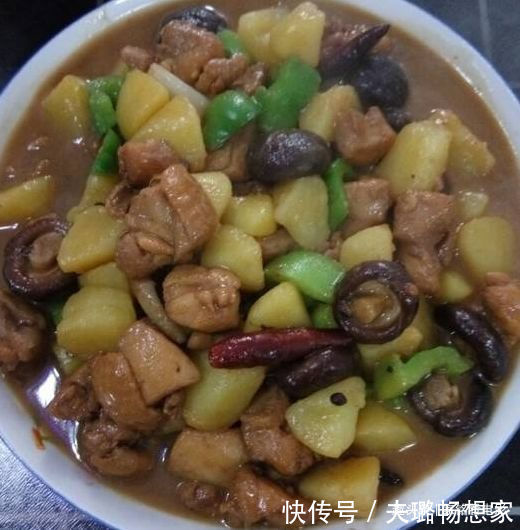 鸡腿肉|美食推荐土豆香菇炖鸡腿、芹菜炒腊肉、糖醋排骨、蜜汁排骨做法