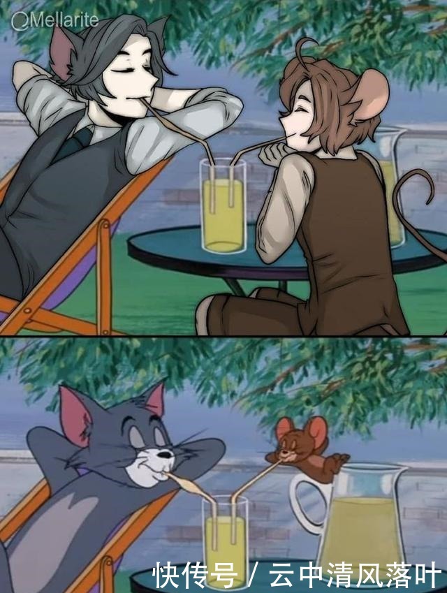 万物皆可“萌”,拟人后的《猫和老鼠》,太有CP感了