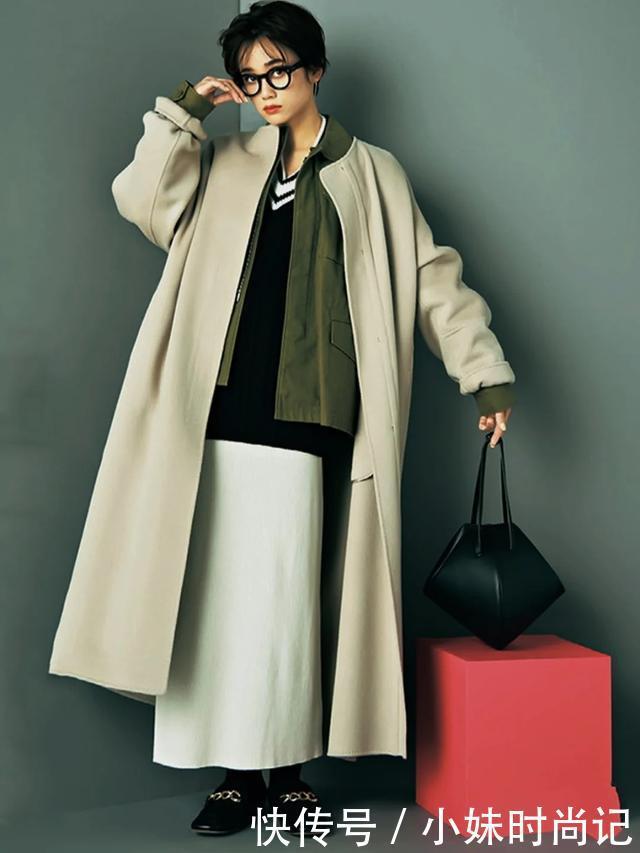 冬季大衣关键在搭配, 日杂的一衣多穿法, 每一套都很优雅时尚
