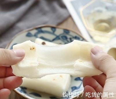 美味|美味甜品:北海道拉丝年糕,口感软糯,奶香十足,还会拉丝哦