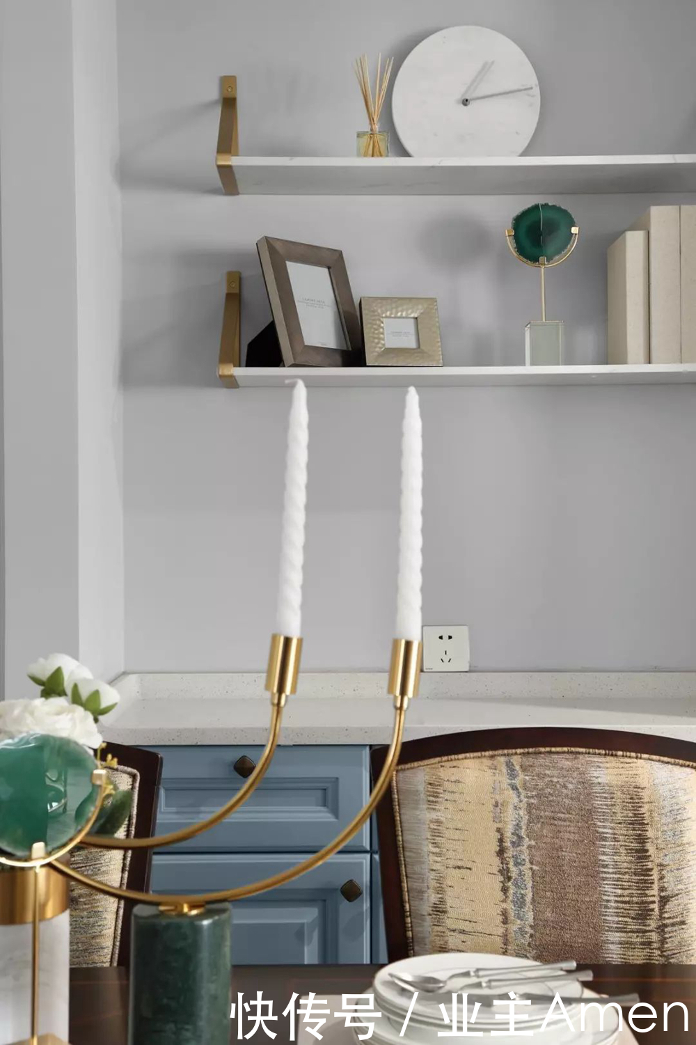 轻奢风格|大房型想设计美式轻奢风格,187平的大平层这样设计,优雅高品质