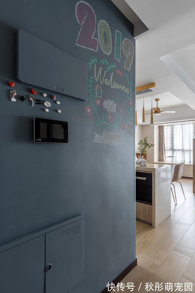 玄关|96㎡三房,两个人住!装修不是很豪华,把简约温馨带回家