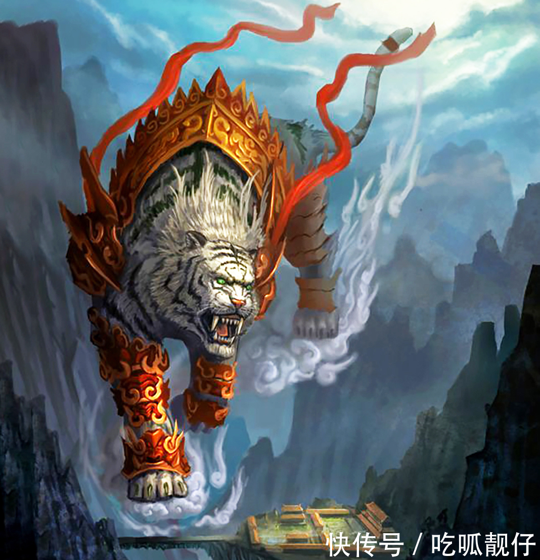 玄坛黑虎&神话传说中“最强悍的六只虎”:赵公明的“玄坛黑虎”无缘前三