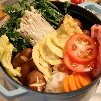 蛋饺寿喜锅来啦