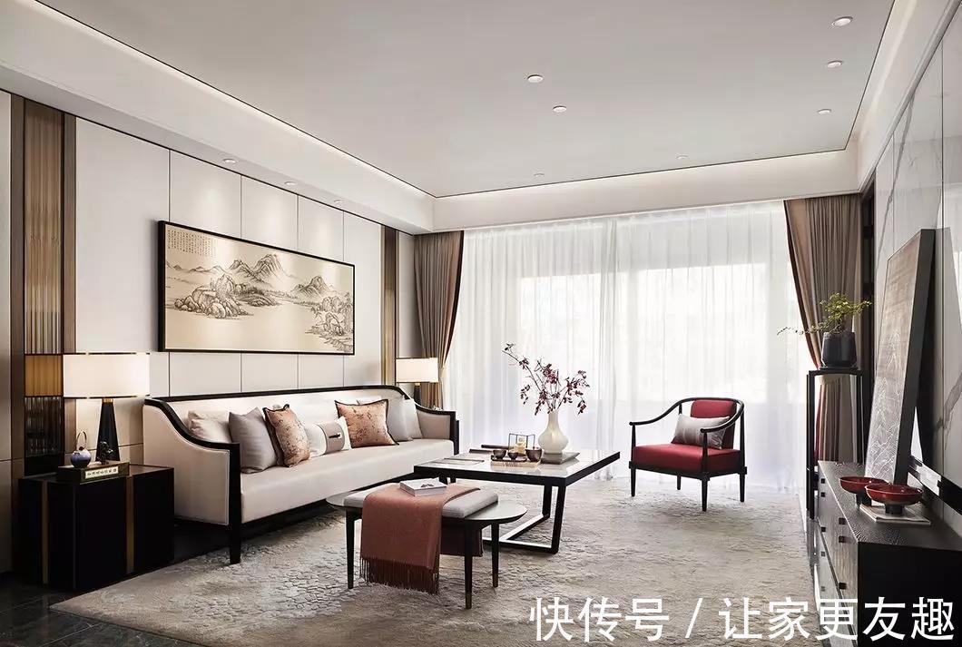 新中式|143㎡新中式风格设计,效果惊艳全小区