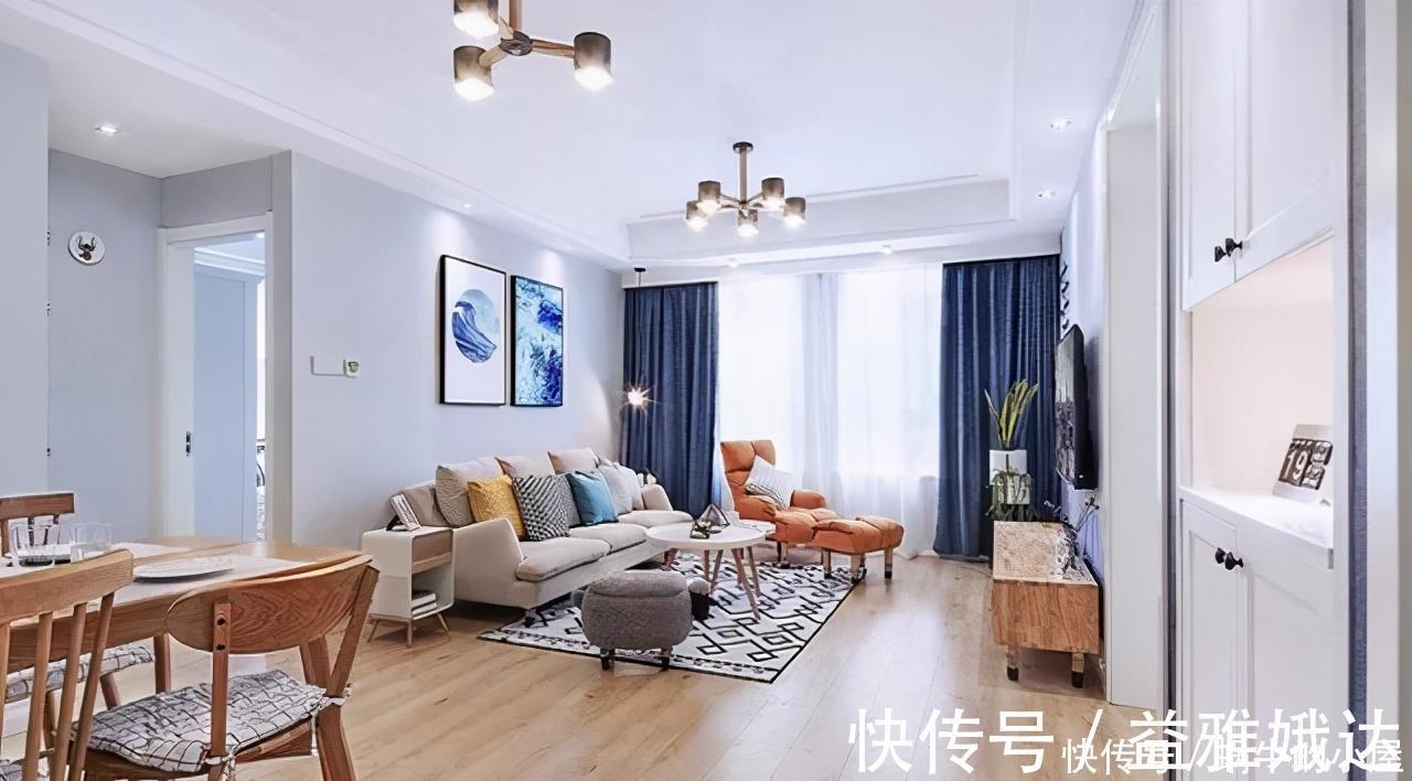 清新|夫妻的76㎡北欧风一室,清新明亮宽敞,独立衣帽间太棒了,漂亮!