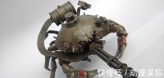 坦克|前有手工大佬用蟹壳拼机器人,今有日本网友用螃蟹设计坦克