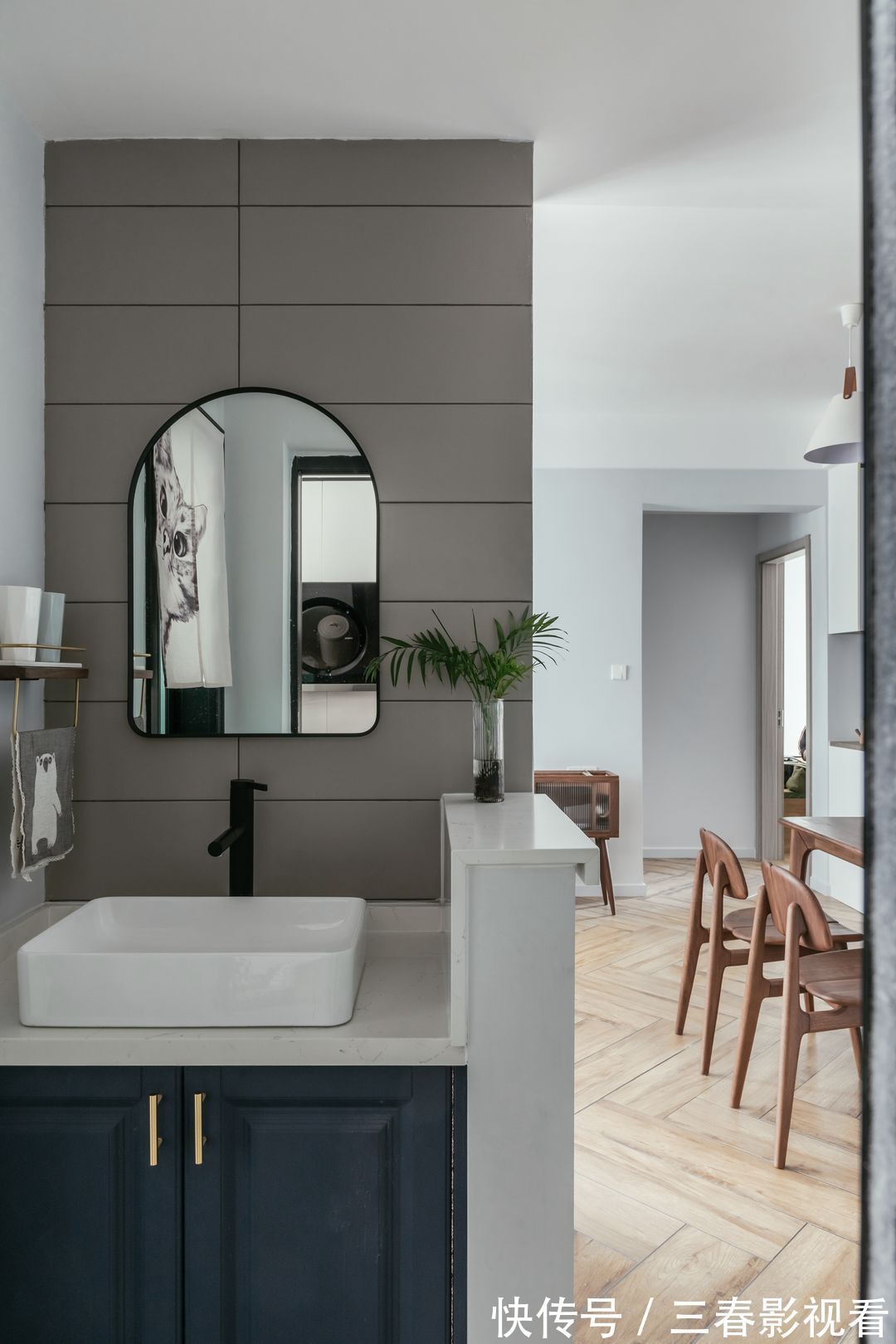 北欧风|用北欧风打造广州75㎡两居室,两人加两只猫的生活,很舒服