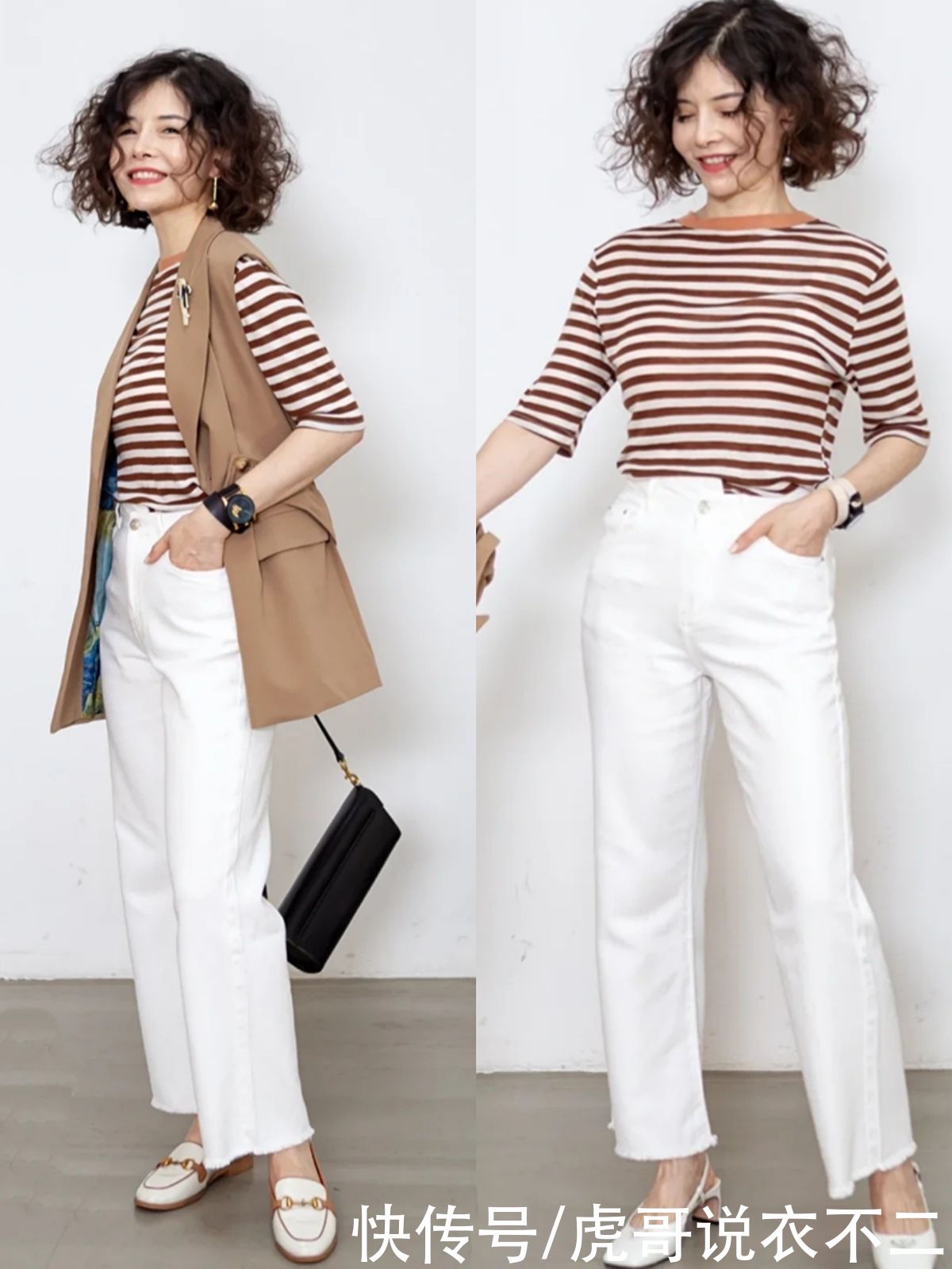 过膝裙|这才是50岁女人最好的模样，体面优雅不扮嫩，每一套都让人惊艳