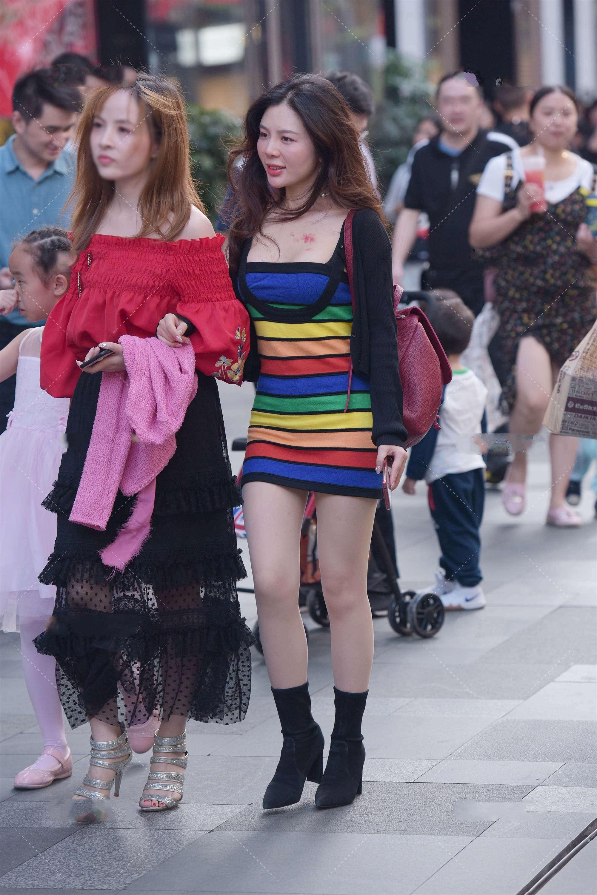 活力|七彩连衣裙五彩缤纷, 活力满满, 减龄有生机