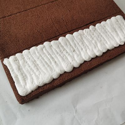 可可粉|可可松花雪山蛋糕