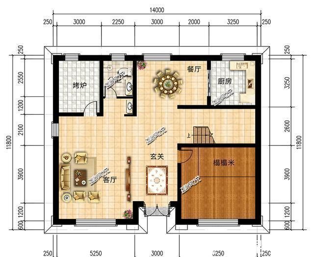占地面积|4套适合农村建的小别墅,第三套8万就能建,图纸快收藏好
