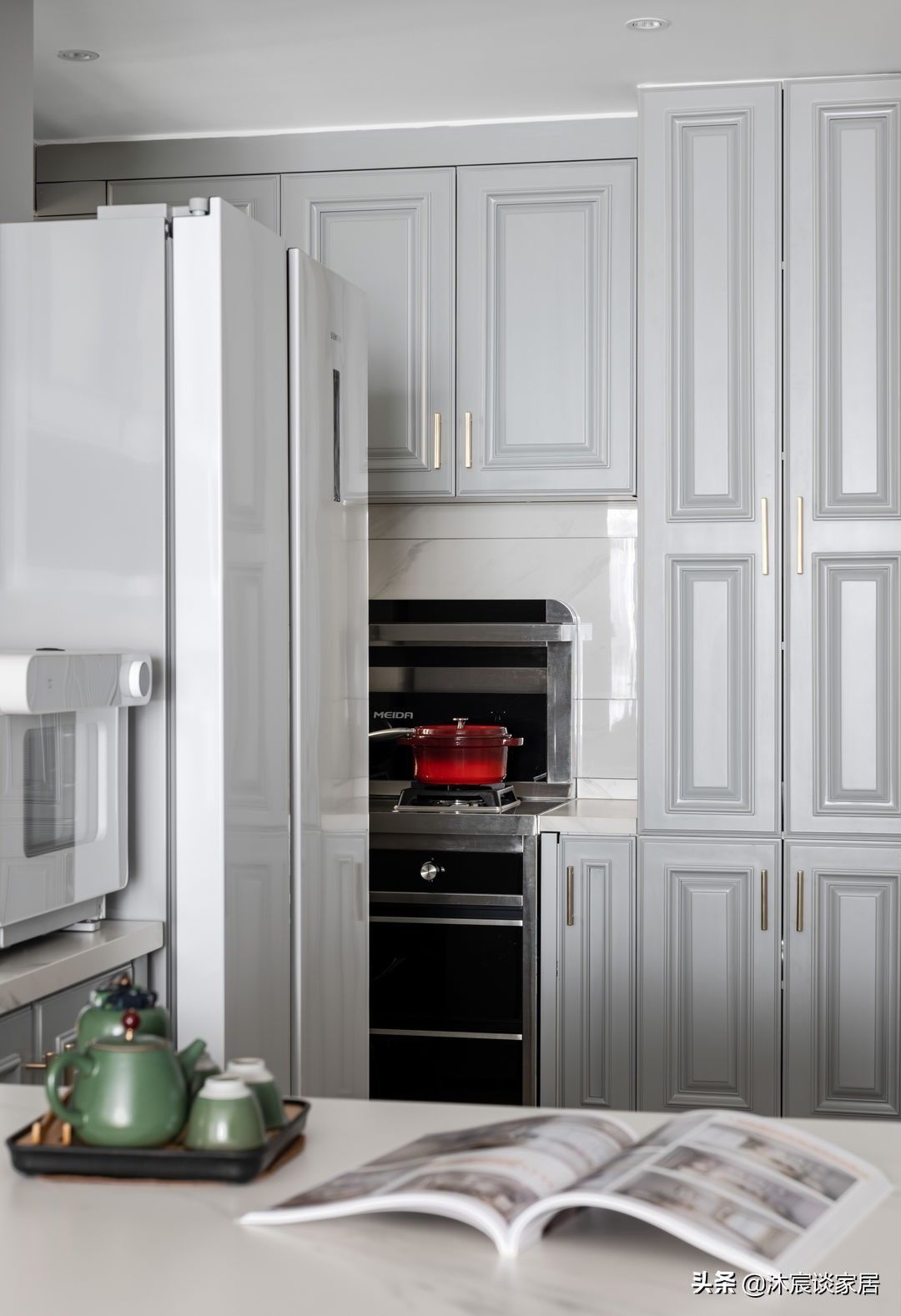 轻奢|她真的很明智,新家选择美式与轻奢结合,室内简洁优雅,太喜欢了