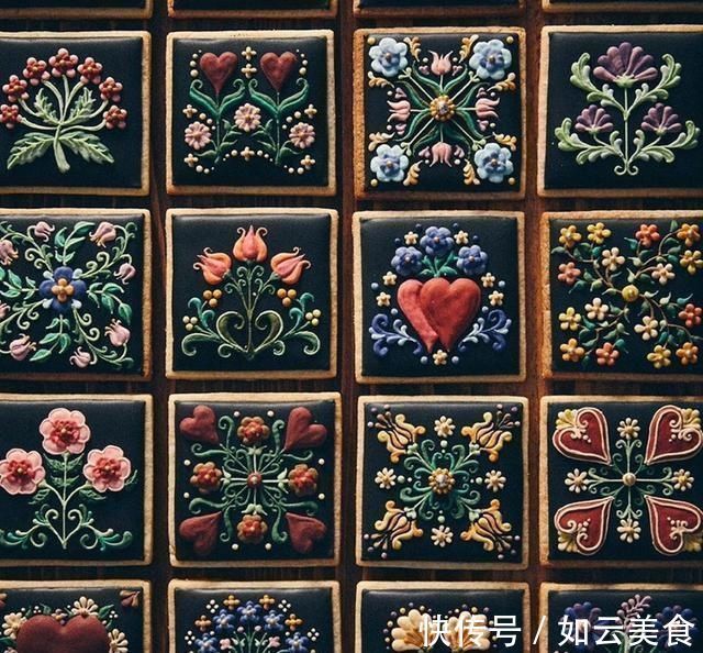 糖霜饼干|一双巧手，做出童话般的翻糖饼干，看完你会舍不得吃网友称太美