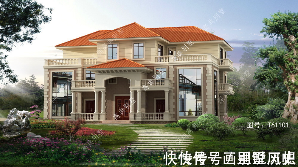 欧式别墅|超级漂亮的欧式别墅,气质极佳,没人说不好看。