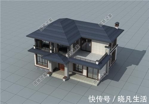 x2|5款180平左右的农村二层房屋图，第四款带洗衣房，你有没有喜欢的？